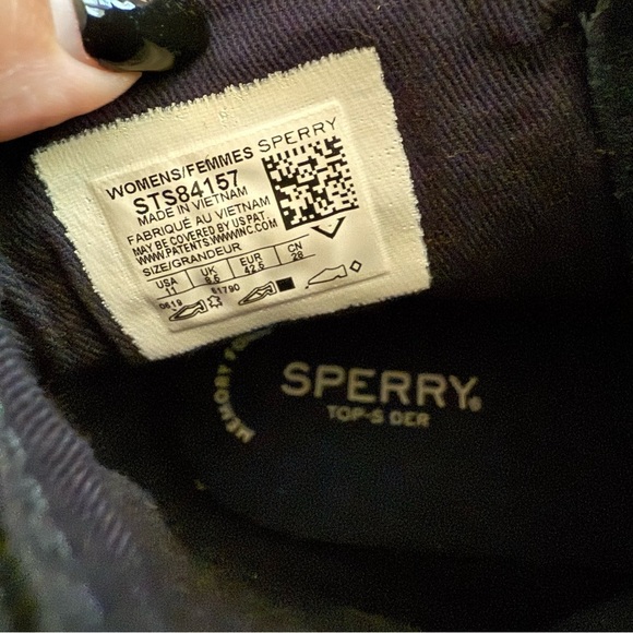 Sperry Blue Suede High Tops - Picture 8 of 9